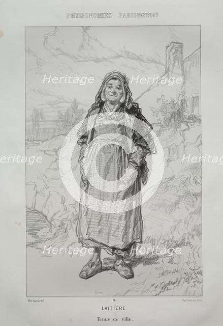 Laitière. Creator: Paul Gavarni (French, 1804-1866).