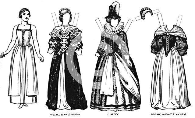 'The Great Gallery of Historic Costume: Dress Worn in James The First's Reign', c1934. Artist: Unknown.