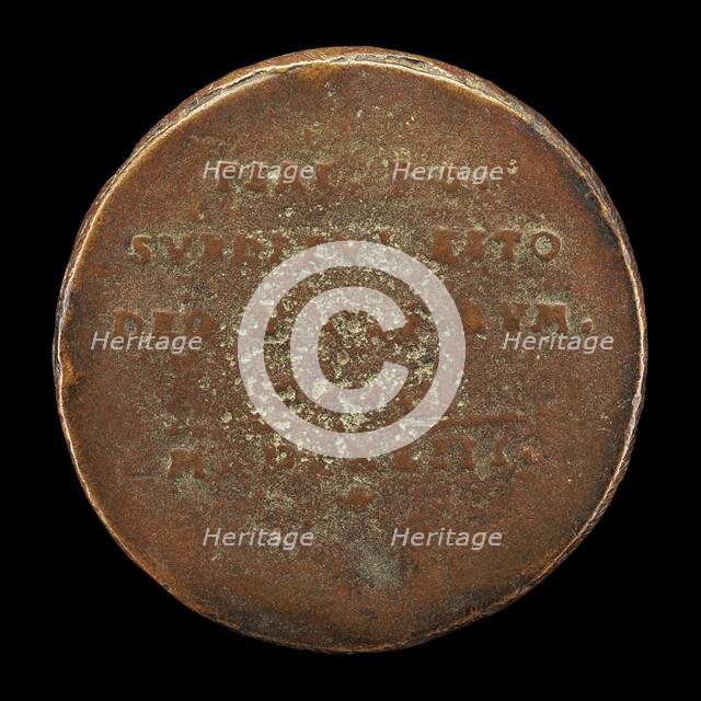 Inscription [reverse], probably 1543. Creator: Friedrich Hagenauer.