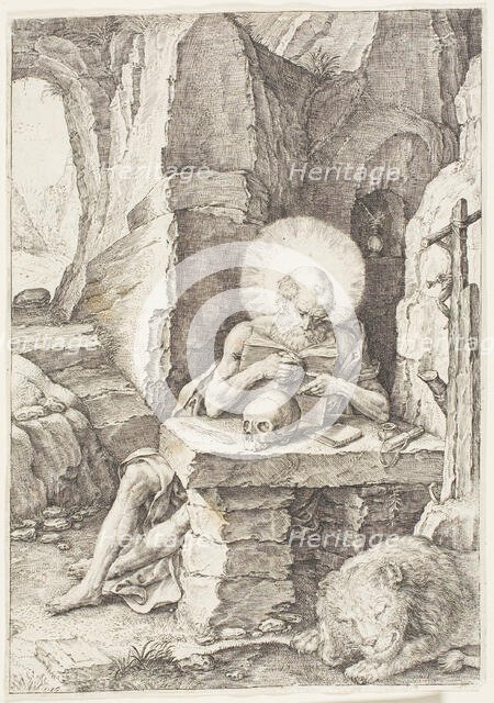 Saint Jerome, 1500/99. Creator: Raphael de Mey.