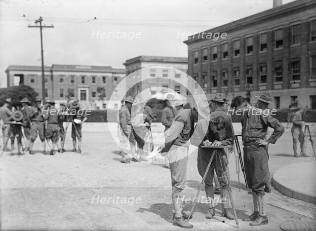 Military Training, 1917 or 1918. Creator: Harris & Ewing.
