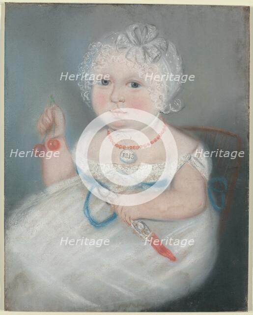 Baby with Locket, 1813. Creator: Unknown.