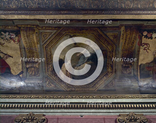 Psyche implores Ceres for protection from Venus' revenge, between 1652 and 1655. Creator: Charles le Brun.