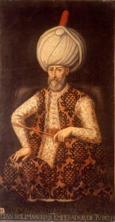 Sultan Suleiman I the Magnificent, 17th century. Artist: Anonymous  