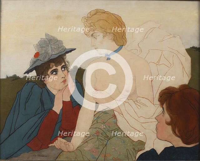 Chasteté (Chastity), c1892. Creator: Maurin, Charles (1856-1914).