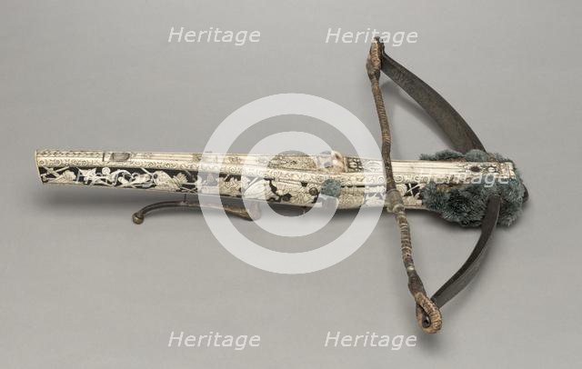 Crossbow of Elector Augustus I of Saxony, c. 1553-1573. Creator: Unknown.