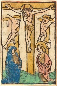 Christ on the Cross between the Two Thieves, c. 1475. Creator: Unknown.