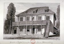 Jamaica House, Cherry Garden Street, Bermondsey, London, 1827. Artist: John Chessell Buckler