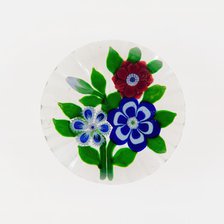 Paperweight, Baccarat, c. 1845-60. Creator: Baccarat Glasshouse.