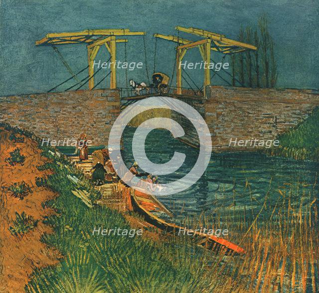 'Drawbridge in Arles', April 1888, (1947).  Creator: Vincent van Gogh.