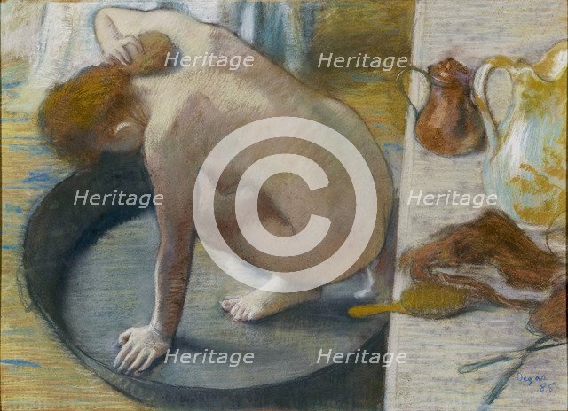 The tub. Artist: Degas, Edgar (1834-1917)