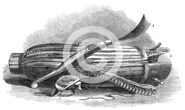 War trophies taken from the army of the King of Dahomey at Abbeokuta, 1864. Creator: Unknown.