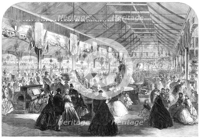 Industrial Exhibition at Bingley Hall, Birmingham, 1865. Creator: Unknown.