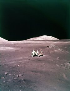 The Taurus-Littrow landing site, Apollo 17 mission, December 1972. Creator: NASA.