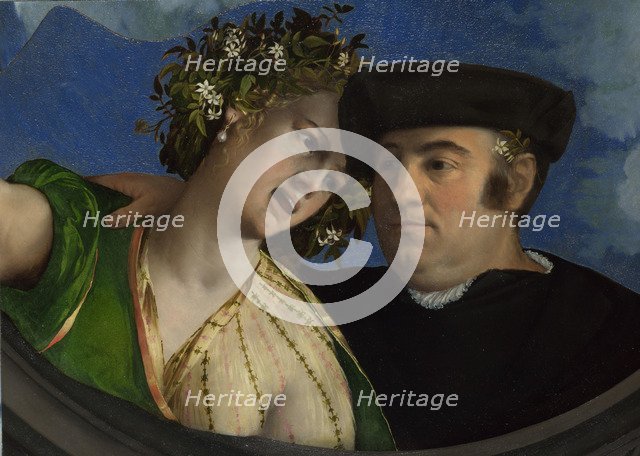 A Man embracing a Woman, ca 1524. Artist: Dossi, Dosso (ca. 1486-1542)