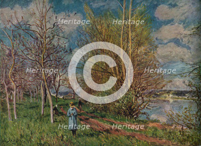 'The Small Meadows in Spring', c1880-1. Artist: Alfred Sisley.
