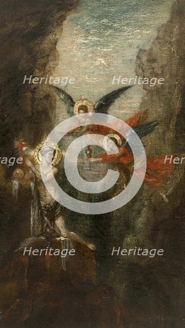 A Saint in the Desert, c1879. Creator: Gustave Moreau.