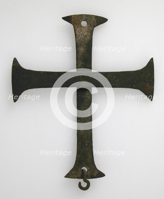 Cross, Byzantine, 6th century or later. Creator: Unknown.