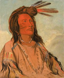 Tchán-dee, Tobacco, an Oglala Chief, 1832. Creator: George Catlin.