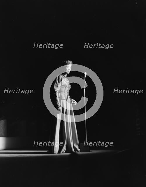 Portrait of June Christy, 1947 or 1948. Creator: William Paul Gottlieb.