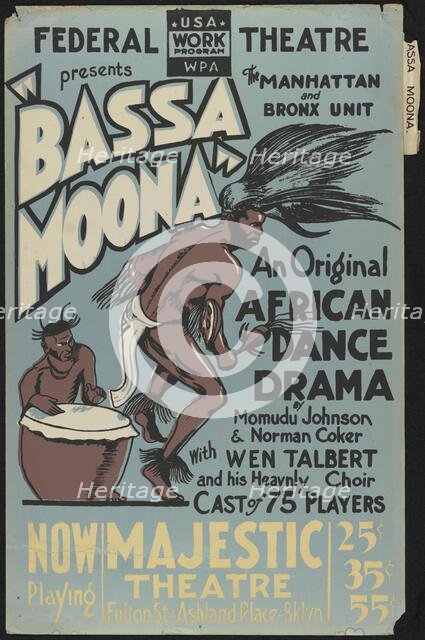 Bassa Moona, New York, [1930s]. Creator: Unknown.