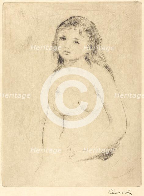 Study for a Bather (Etude pour une baigneuse), late 19th-early 20th century. Creator: Pierre-Auguste Renoir.