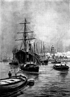 Wintry Weather at Gravesend, 1895. Creator: Lascelles.