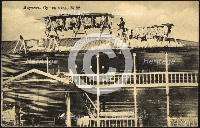 Iakutsk: Meat Curing, 1904-1917. Creator: Unknown.