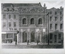 View of the King's Theatre, Haymarket, London, 1789.                                                 Artist: Charles John Smith