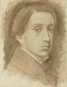 Self-Portrait, ca 1854. Creator: Degas, Edgar (1834-1917).