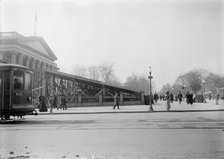 Inaugural Stands - Court of Honor Before White House, 1913. Creator: Harris & Ewing.