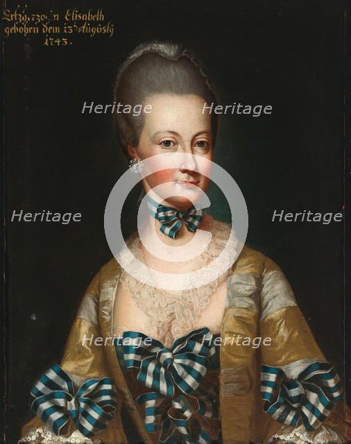 Portrait of Archduchess Maria Elisabeth of Austria (1743-1808), 18th century. Creator: Anonymous.
