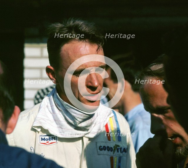 Dan Gurney at 1966 Dutch Grand Prix.  Artist: Unknown.