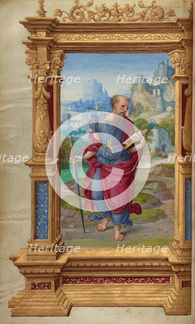 Saint Paul; Getty Epistles, about 1528-1530. Creator: Master of the Getty Epistles.