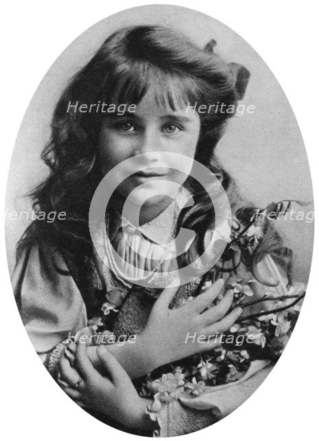 The Queen Mother at seven years old, 1907 (1937). Creator: Unknown.