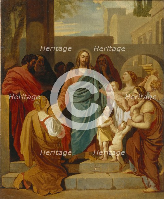 Christ Blessing the Children, 1824. Artist: Briullov, Karl Pavlovich (1799-1852)