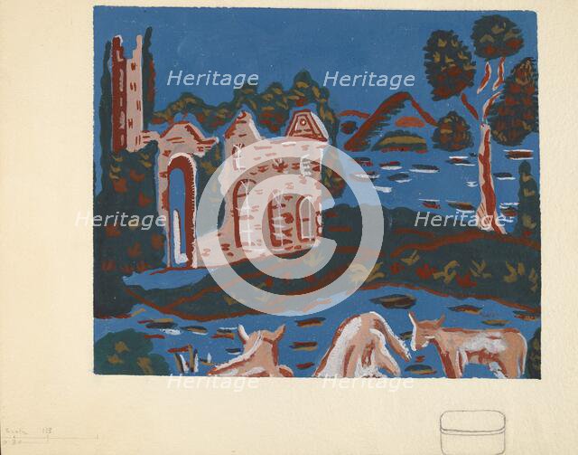 Bandbox Design, c. 1939. Creator: Unknown.