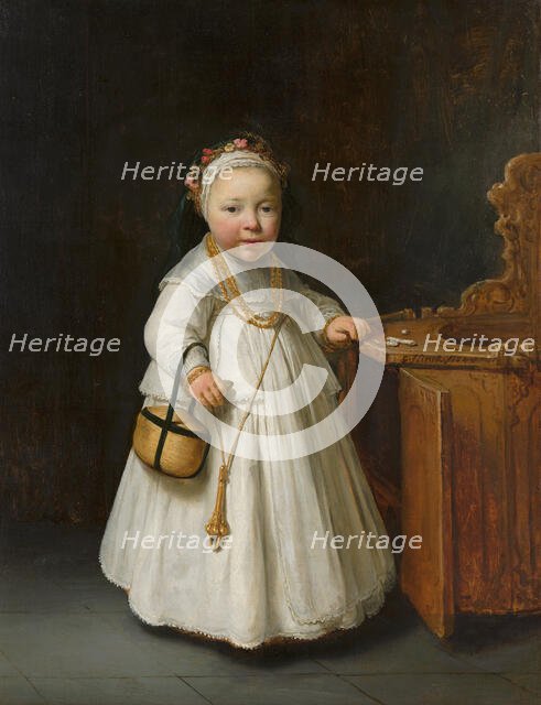 Girl by a High Chair. Creator: Govaert Flinck.