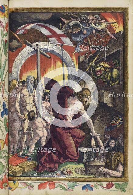 Christ descends into the underworld (limbo). From the Great Passion (Passio domini nostri Jesu),1511 Creator: Dürer, Albrecht (1471-1528).