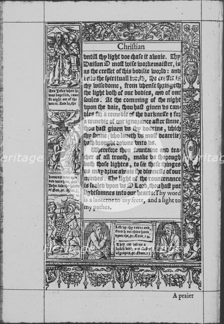 A Booke of Christian Prayers, 1590. Creator: Unknown.