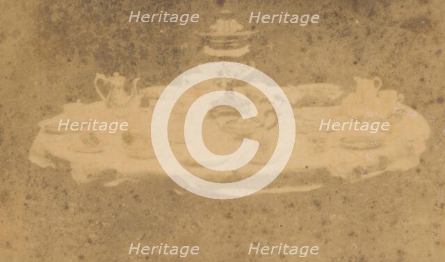 Table Set for Tea, 1841-42., 1841-42. Creator: William Henry Fox Talbot.