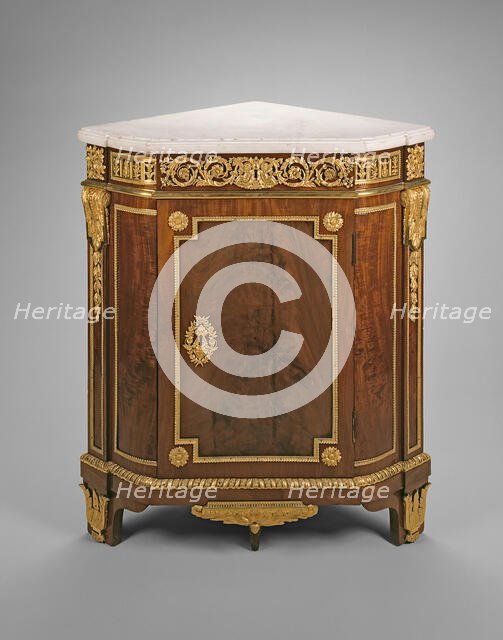 Corner Cabinet, France, c. 1785. Creator: Jean Henri Riesener.