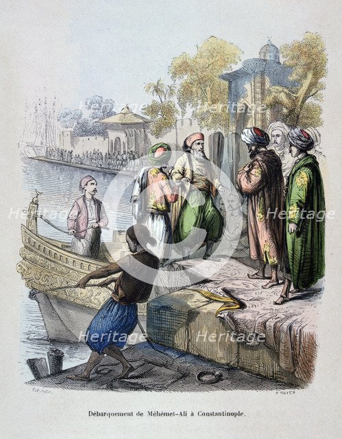 'Mahomet Ali Arriving in Constantinople', c1847.  Artist: Jean Adolphe Beauce