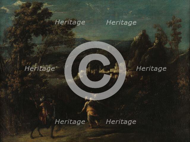 Balaam and the angel, c1615. Creator: Donducci (Il Mastelletta), Giovanni Andrea (1575-1655).