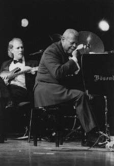 Oscar Peterson, North Sea Jazz Festival, Netherlands, 1995. Creator: Brian Foskett.