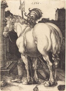 Large Horse, 1505. Creator: Albrecht Durer.
