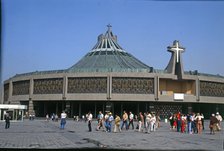 Mexico City, new Basilica of Guadalupe, patroness of Mexico and Empress of the Americas, inaugura…