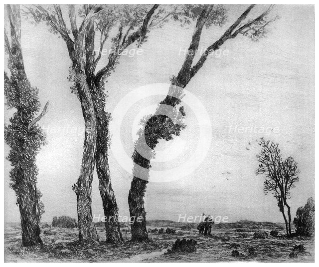 ''Fin de la Journee', 1890-1940 (1924). Artist: Gaston De Latenay