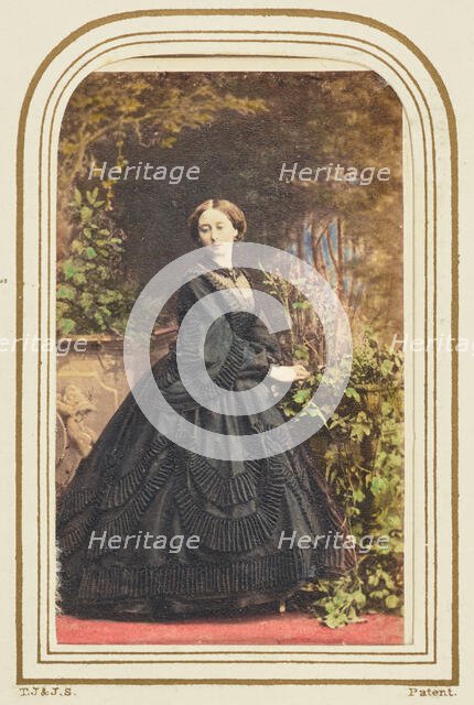 Alice (1843 - 1878), Grand Duchess of Hesse, 1861. Creator: Camille Silvy.