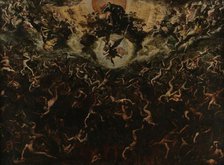 The Fall of the Rebel Angels, Mid of 17th century. Creator: Compagno, Scipione (c. 1624-after 1680).